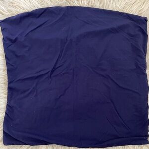 Navy Blue Women's Tube/Crop Top Casual Sexy Feminine No Damage Stains Snags